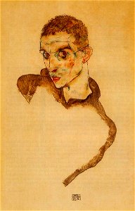 Self Portrait Egon Schiele 1914