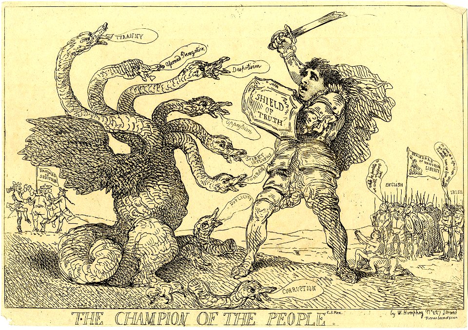 The champion of the people. (BM 1868,0808.5174)