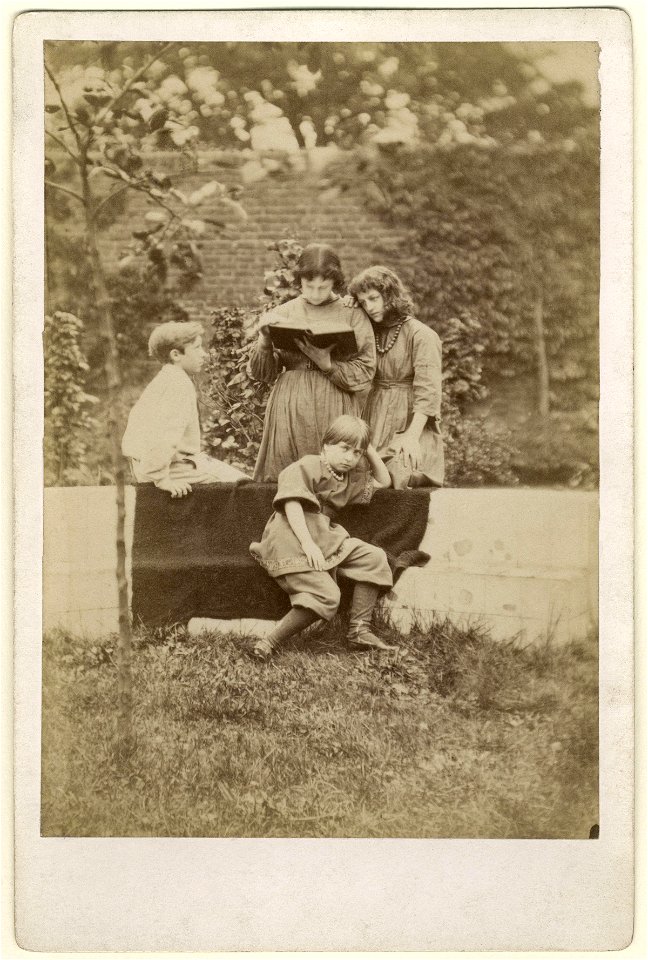The children of Sir Edward Coley Burne-Jones, 1st Bt and William Morris by Frederick Hollyer