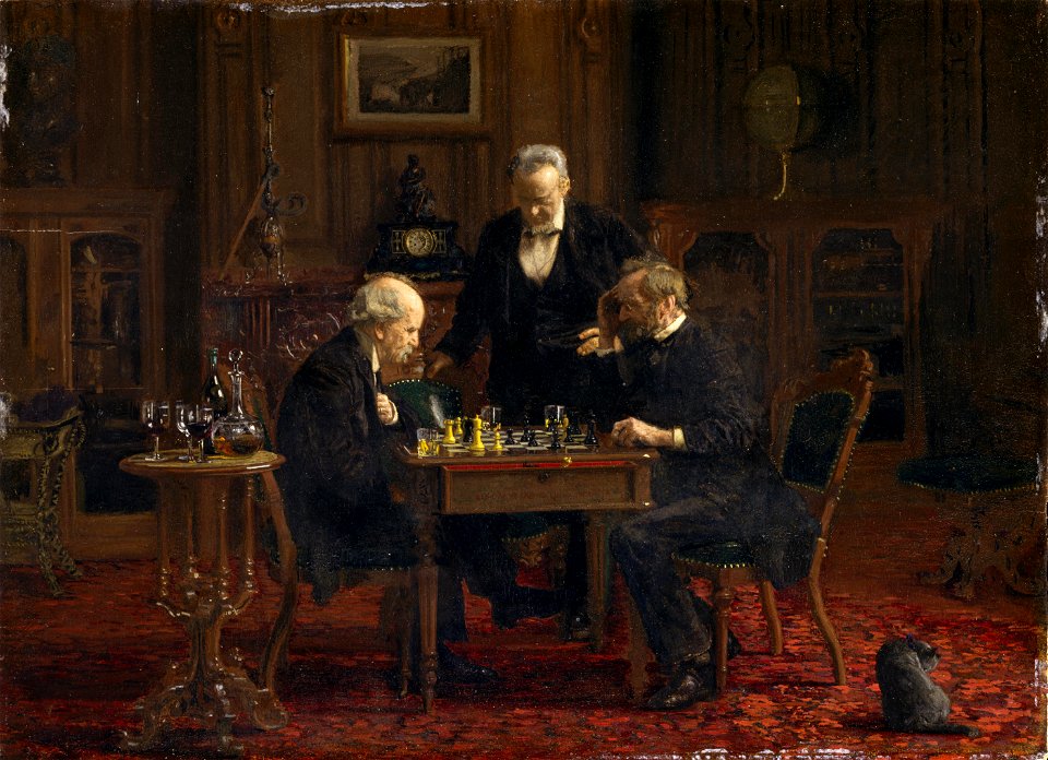 The chess players thomas eakins