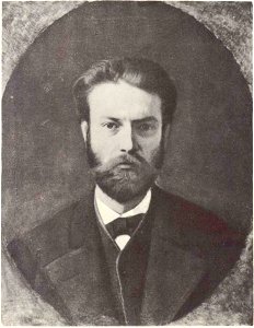 Self-portrait by Fedor Bronnikov (1873, Odessa)