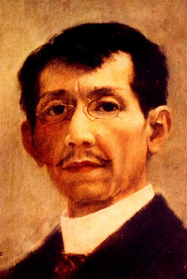 Self portrait by Félix Resurrección Hidalgo