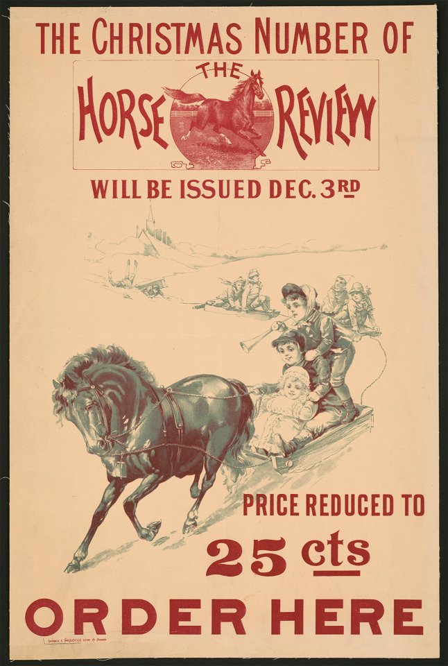 The Christmas number of the Horse Review will be issued Dec. 3rd LCCN2015647861