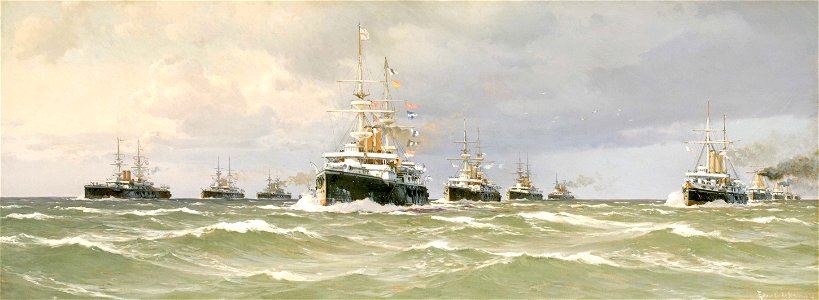 The Channel Squadron, 1898 RMG BHC0646