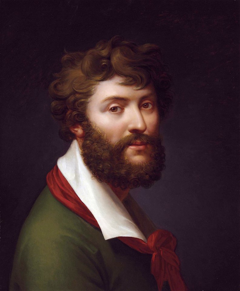 Self portrait by Jean-Baptiste Regnault