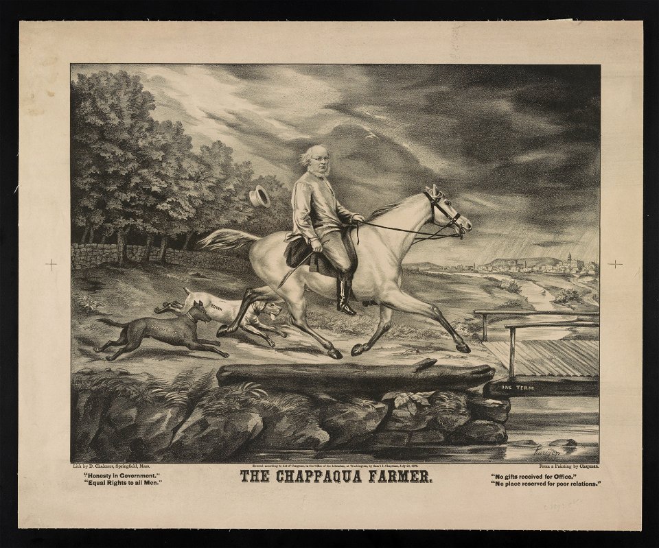 The Chappaqua farmer - Kuriger ; lith by D. Chalmers, Springfield, Mass. ; from a painting by Chapman. LCCN2003690767