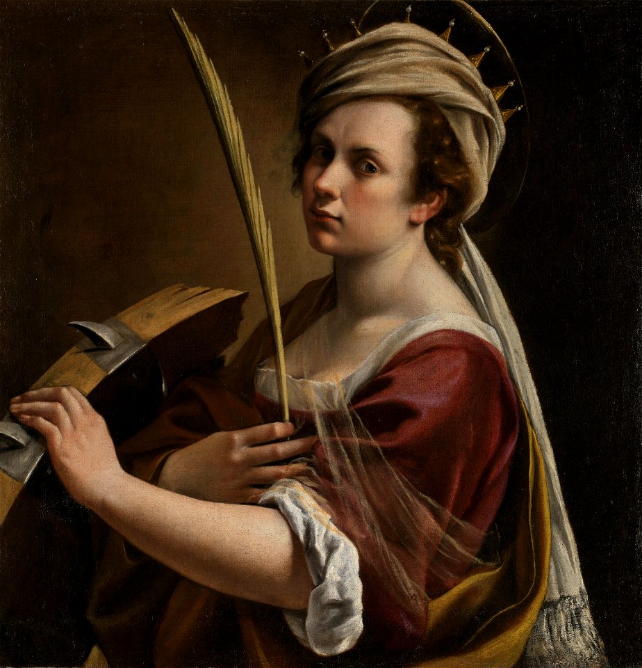 Self-Portrait as Saint Catherine of Alexandria (Gentileschi)