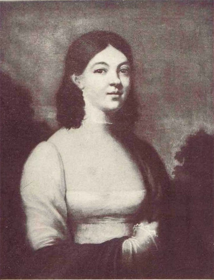 Self-portrait by Alexandra Evstaf.Buler, nee Palmenbach (19 c., Odessa)