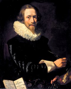 Self portrait, by Abraham de Vries