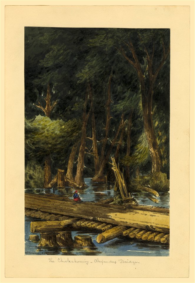 The Chickahominy - Alexanders Bridge - McIlvaine. LCCN2004661401