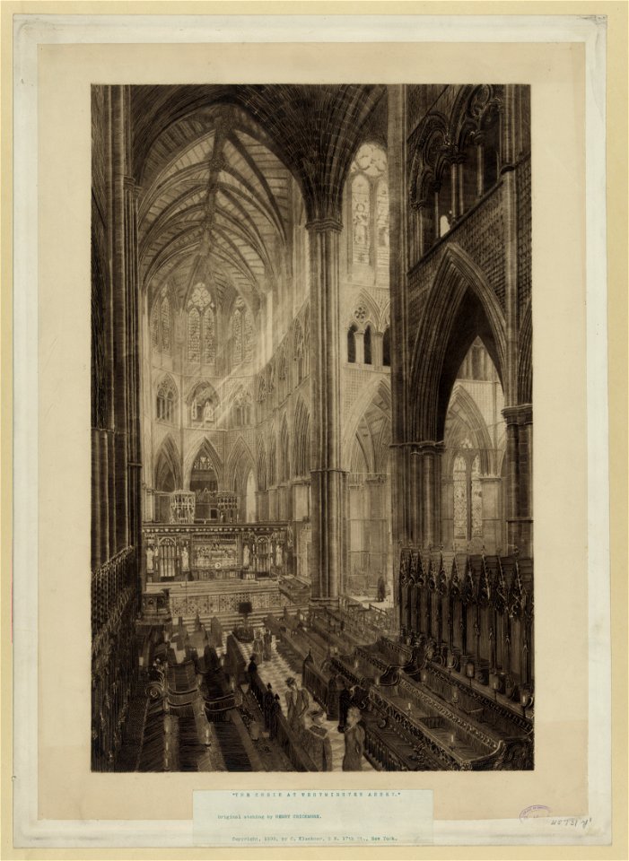The choir at Westminster Abbey LCCN96511063