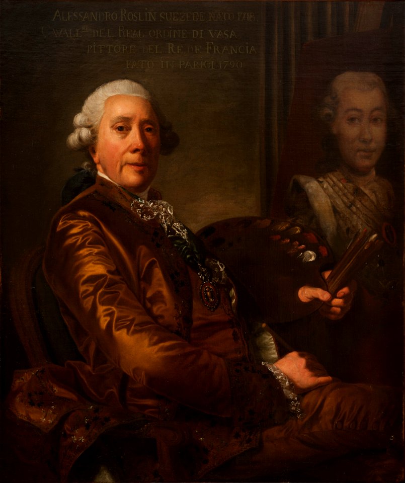 Self portrait (Alexander Roslin) - Nationalmuseum - 155367