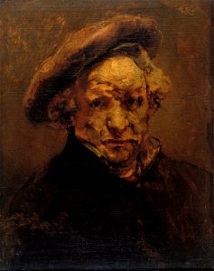 Self-Portrait (unfinished), Rembrandt van Rijn, c. 1659, Musée Granet, Aix-en-Provence