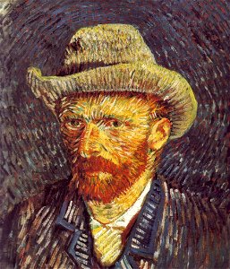 Self portrait with Felt Hat