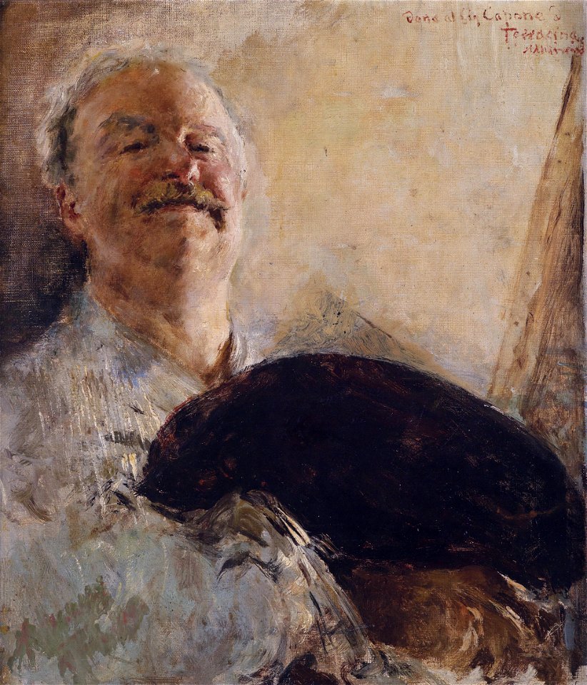 Self portrait by Antonio Mancini