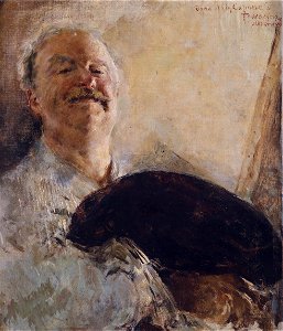 Self portrait by Antonio Mancini