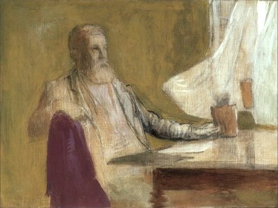 Self-portrait by Arnold Bocklin, 1898-99