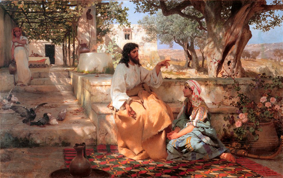 Semiradsky Christ Martha Maria