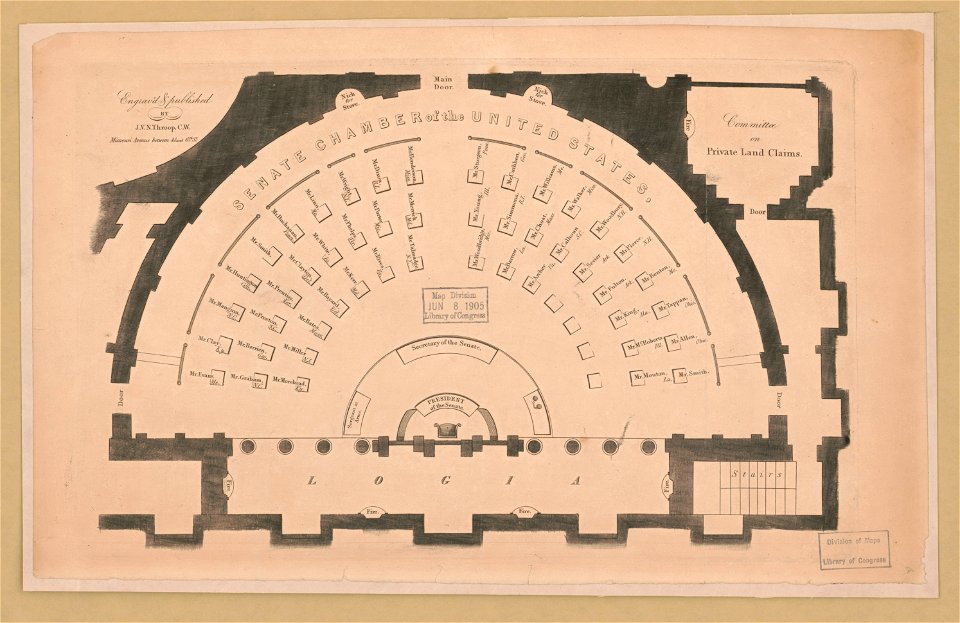 Senate chamber of the United States LCCN2003690882