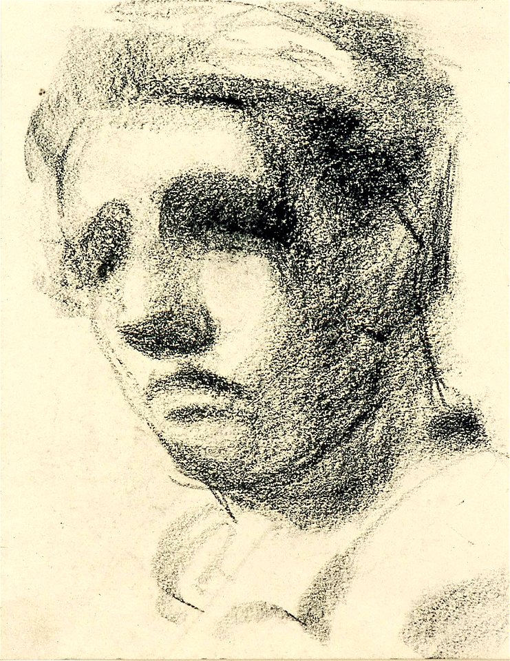 Self-Portrait, Three-Quarter View, Facing Left by Theo van Doesburg Centraal Museum AB4541