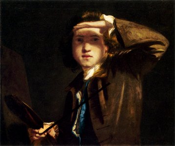 Self-portrait c.1747-9 by Joshua Reynolds