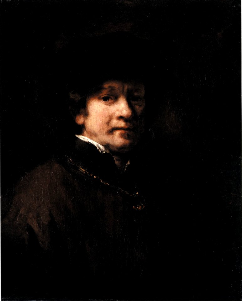 Self-portrait, Rembrandt van Rijn, 1654, Gemäldegalerie Alte Meister, Kassel
