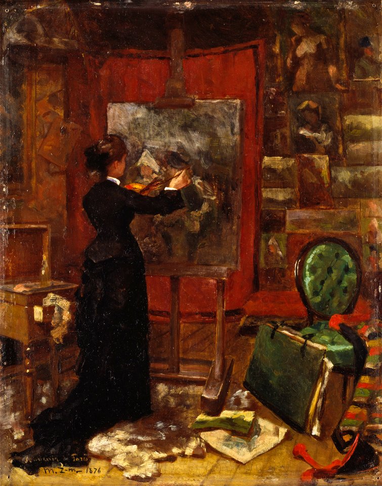 Selfportrait (Mimmi Zetterström) - Nationalmuseum - 20397