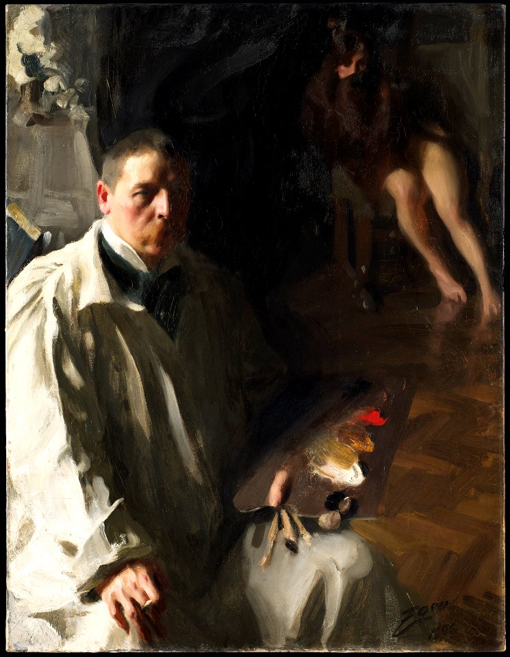 Self-portrait (Anders Zorn) - Nationalmuseum - 18513