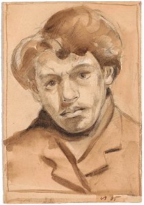 Self-Portrait en face by Theo van Doesburg Centraal Museum AB4301