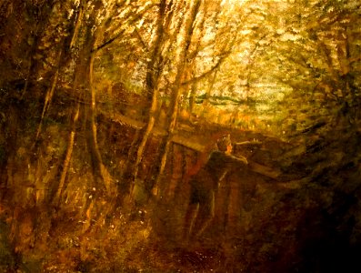 Sentinel (painting by Mednyánszky)