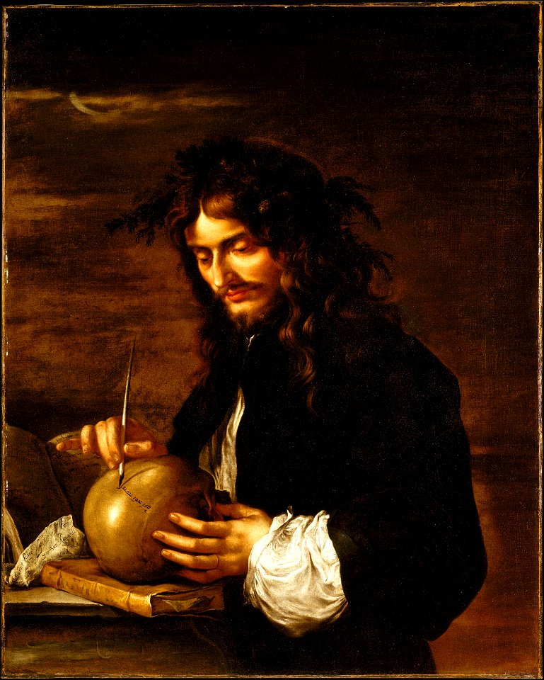 Self-portrait of Salvator Rosa (Italian, Arenella (Naples) 1615–1673 Rome)