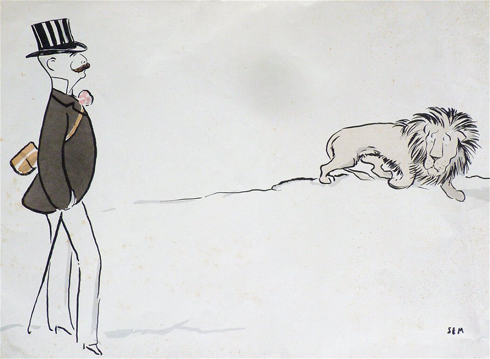 SEM Luzarche Lion vers 1920
