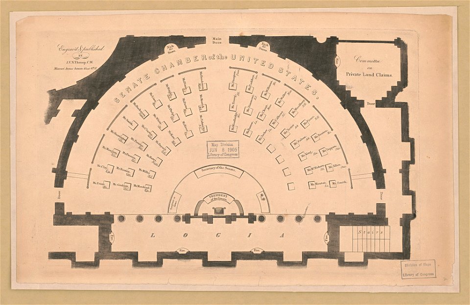 Senate chamber of the United States LCCN2003690882