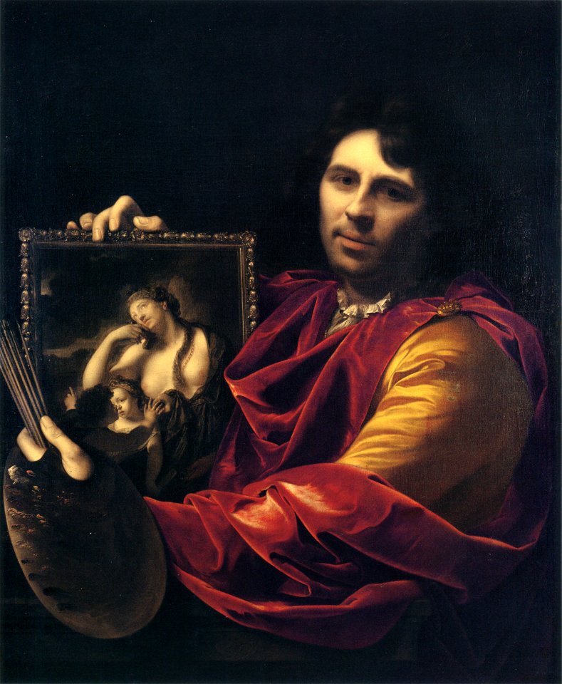 Self-portrait with Wife and Daughter by Adriaen van der Werff