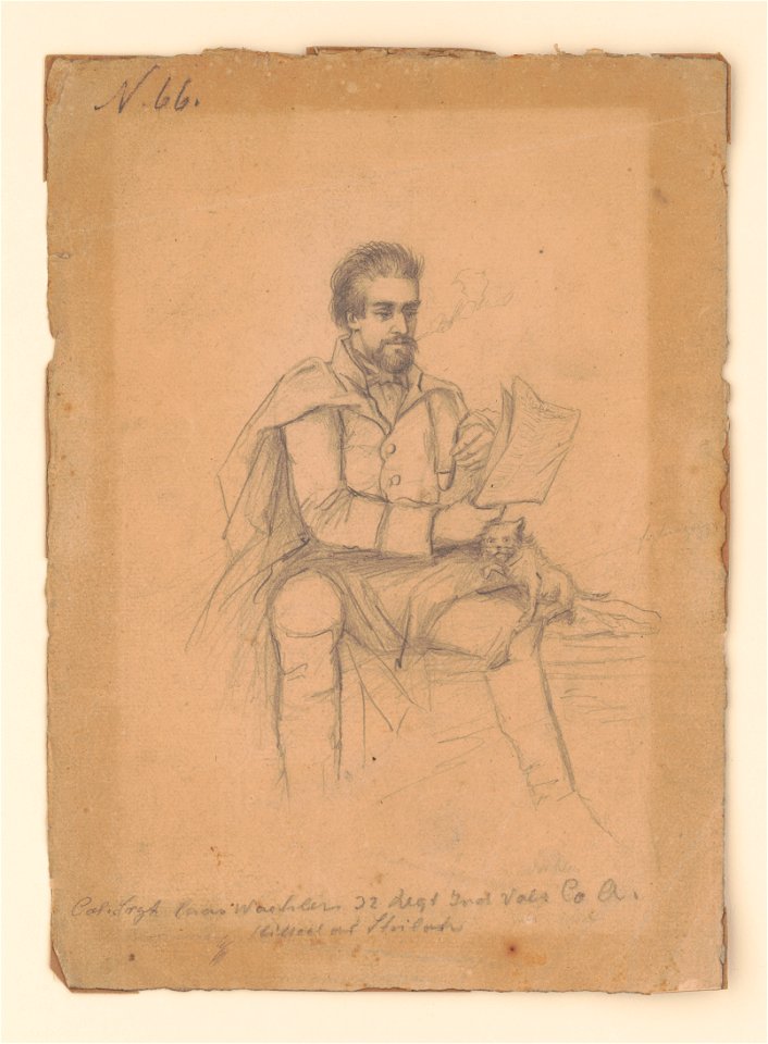 Sergeant Frederick Woehler, Company A, 32nd Regiment Indiana Volunteers LCCN2017646869