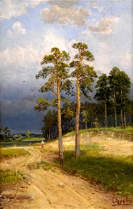 Semen Fedorovich Fedorov Bewaldete Sommerlandschaft