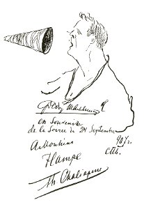 Self-portrait by Feodor Chaliapin 1907