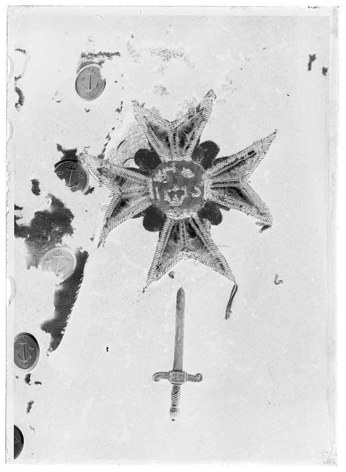 Serafimerordens kraschan - Livrustkammaren - 68855-negative