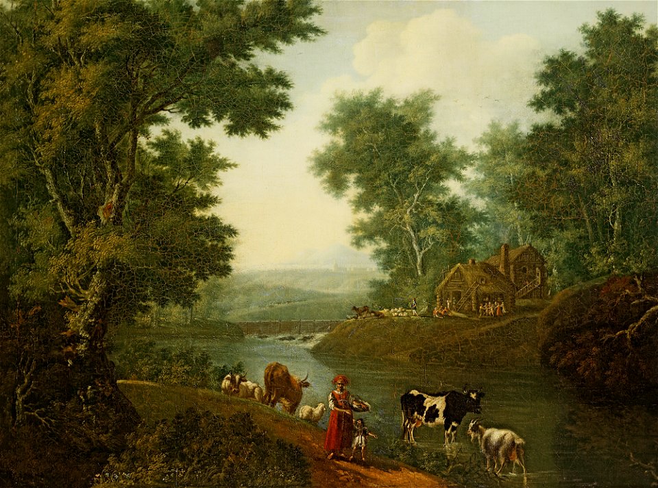 Semen Shchedrin - Пейзаж в окрестностях Петербурга - Google Art Project