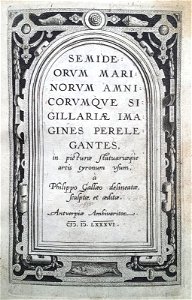 Semideorum Marinorum Amnicorumque Sigillariæ Imagines Perelegantes (Sea and River Gods) (BM 1942,0720.1.22)