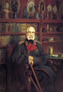 Sergei Stroganov by Konstantin Makovsky. Free illustration for personal and commercial use.