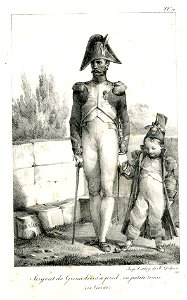 Sergent de grenadiers à pied en petite tenue (ex-Garde) (BM 1855,0414.84)