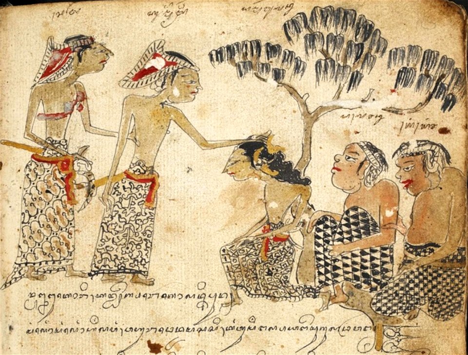 Serat Damar Wulan (page 24-25 crop)