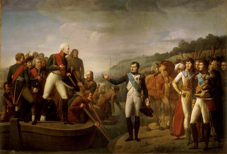 Serangeli - Adieux de Napoléon et d'Alexandre après la paix de Tilsitt (9 juillet 1807)