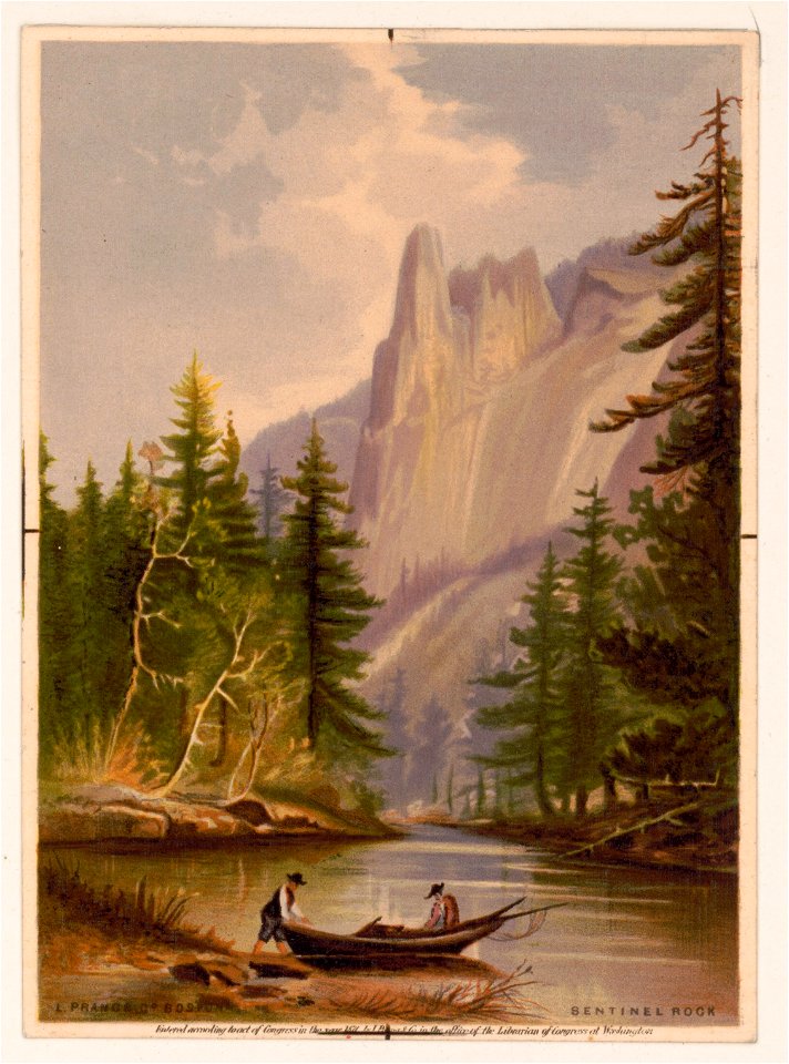 Sentinel Rock - L. Prang & Co., Boston. LCCN2017660717