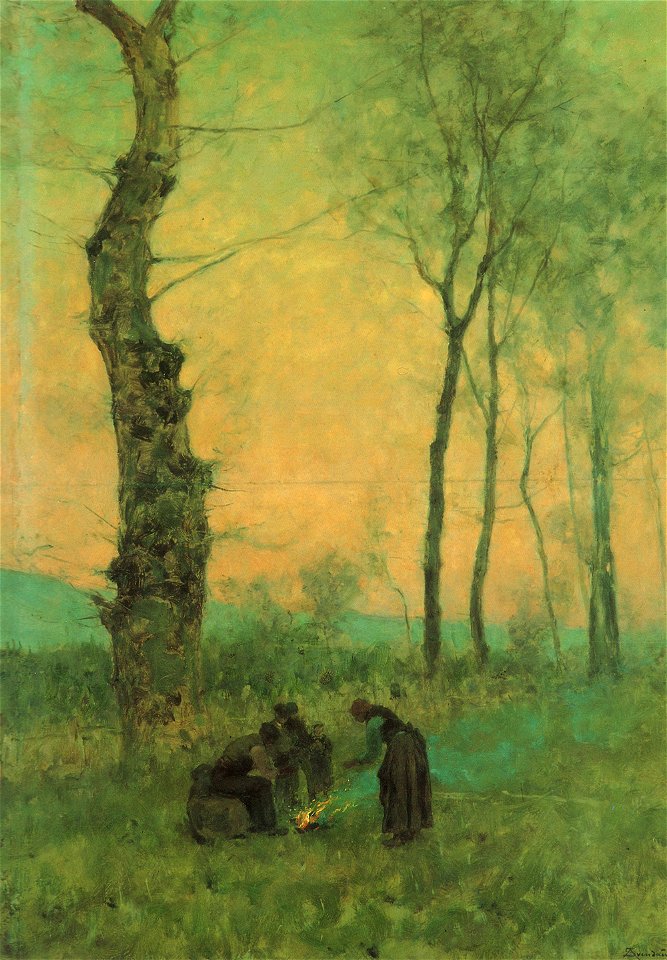 Serafín Avendaño. Paisaxe de inverno