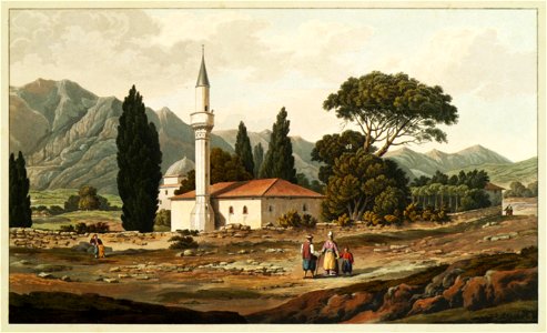 Sepulchre of Hassan Baba, at the entrance of the Vale of Tempe - Dodwell Edward - 1819