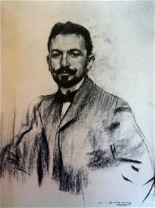 Serafín Álvarez Quintero by Ramón Casas