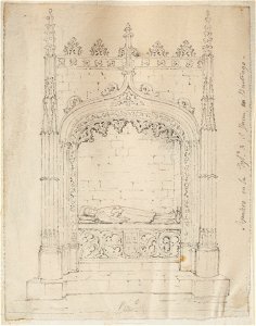 Sepulcro de la iglesia de San Juan en Buitrago de Lozoya, Madrid
