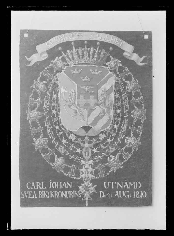 Serafimersköld Karl XIV Johan som kronprins - Livrustkammaren - 44010